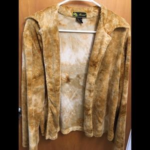 Velour vintage jacket